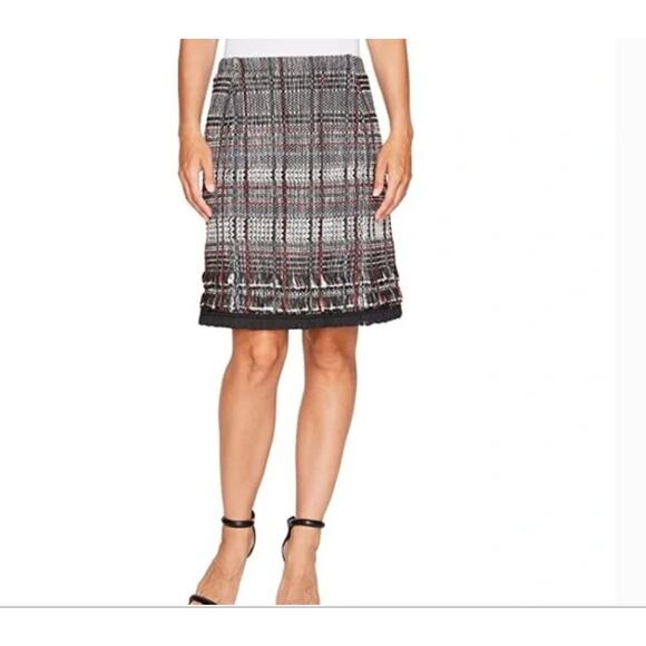 Nic + Zoe Fall Fringe Skirt in Multi XS - Picture 1 of 6